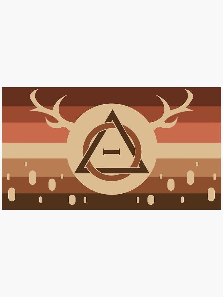 Bandera de therian ciervo