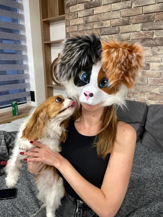 Mascara Therian perro